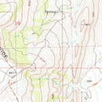 United States Geological Survey La Marsh Creek West, WY (1983, 24000-Scale) digital map