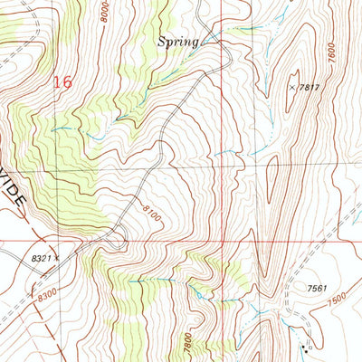 United States Geological Survey La Marsh Creek West, WY (1983, 24000-Scale) digital map