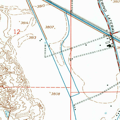 United States Geological Survey La Mesa, NM (1955, 24000-Scale) digital map