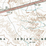 United States Geological Survey La Mesita Negra, NM (1990, 24000-Scale) digital map