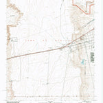 United States Geological Survey La Mesita Negra SE, NM (1990, 24000-Scale) digital map