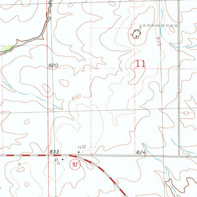United States Geological Survey La Moille, IL (1982, 24000-Scale) digital map