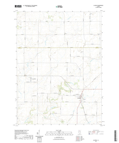 United States Geological Survey La Moille, IL (2021, 24000-Scale) digital map