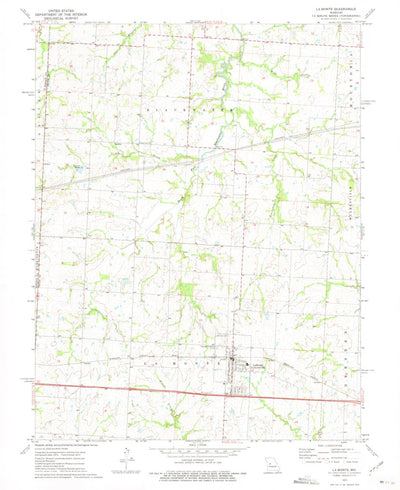 United States Geological Survey La Monte, MO (1973, 24000-Scale) digital map
