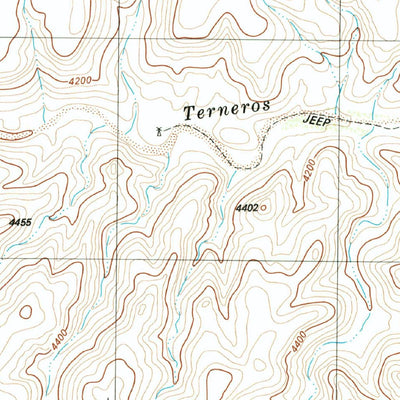 United States Geological Survey La Mota Mountain, TX (1983, 24000-Scale) digital map
