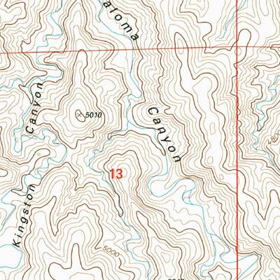 United States Geological Survey La Paloma Canyon, NM (2001, 24000-Scale) digital map