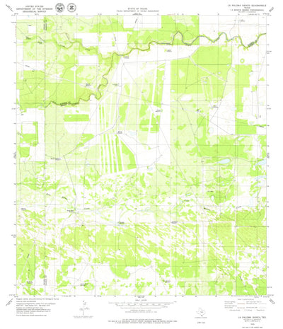 United States Geological Survey La Paloma Ranch, TX (1979, 24000-Scale) digital map