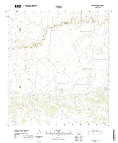 United States Geological Survey La Paloma Ranch, TX (2022, 24000-Scale) digital map