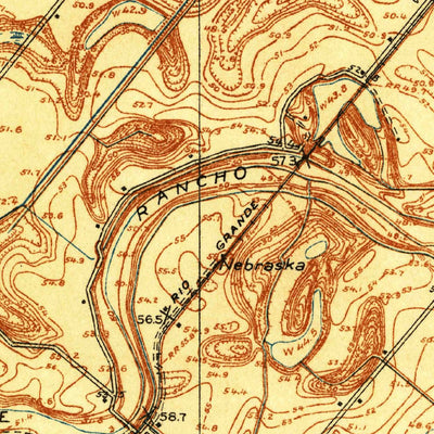 United States Geological Survey La Paloma, TX (1929, 24000-Scale) digital map
