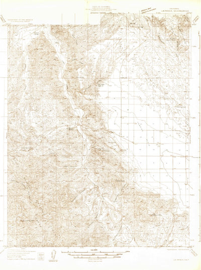 United States Geological Survey La Panza, CA (1932, 48000-Scale) digital map