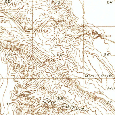 United States Geological Survey La Panza, CA (1932, 48000-Scale) digital map