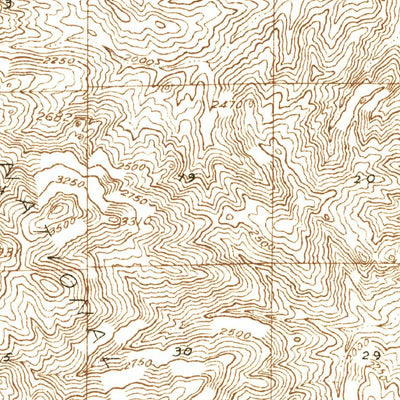 United States Geological Survey La Panza, CA (1932, 48000-Scale) digital map