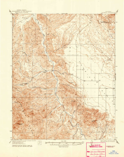 United States Geological Survey La Panza, CA (1935, 62500-Scale) digital map