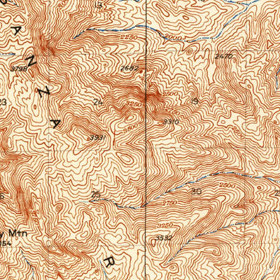 United States Geological Survey La Panza, CA (1935, 62500-Scale) digital map