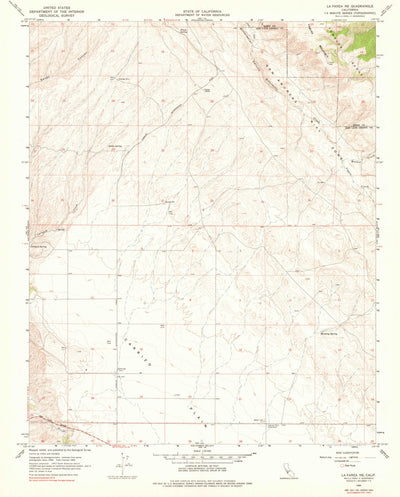 United States Geological Survey La Panza NE, CA (1966, 24000-Scale) digital map