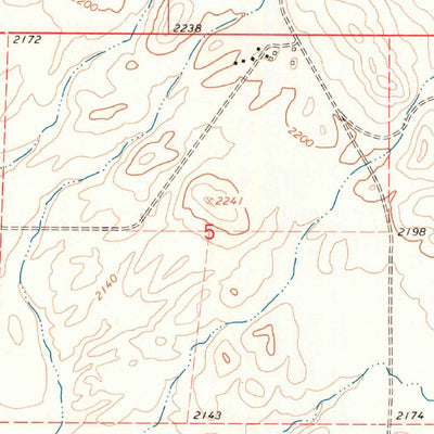 United States Geological Survey La Panza NE, CA (1966, 24000-Scale) digital map