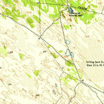 United States Geological Survey La Parra Ranch, TX (1955, 62500-Scale) digital map