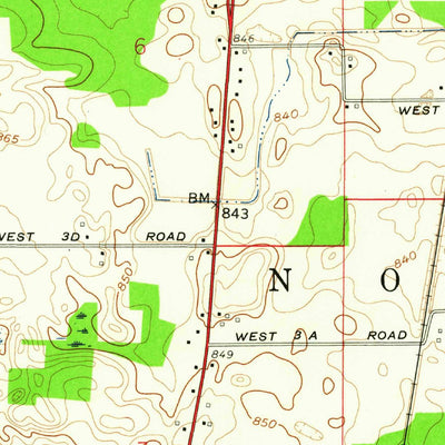United States Geological Survey La Paz, IN (1958, 24000-Scale) digital map