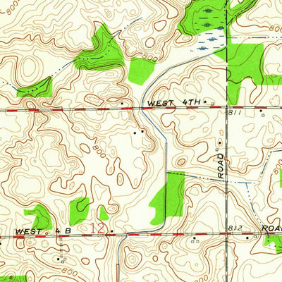 United States Geological Survey La Paz, IN (1958, 24000-Scale) digital map
