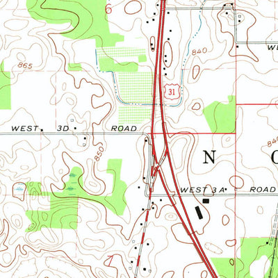 United States Geological Survey La Paz, IN (1972, 24000-Scale) digital map