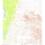 United States Geological Survey La Paz Mountain, AZ-CA (1955, 24000-Scale) digital map