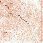 United States Geological Survey La Paz Mountain, AZ-CA (1955, 24000-Scale) digital map