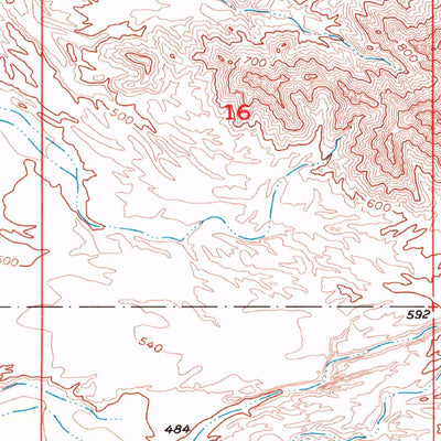 United States Geological Survey La Paz Mountain, AZ-CA (1959, 24000-Scale) digital map