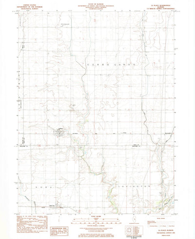 United States Geological Survey La Place, IL (1983, 24000-Scale) digital map