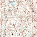 United States Geological Survey La Plant, SD (1985, 100000-Scale) digital map