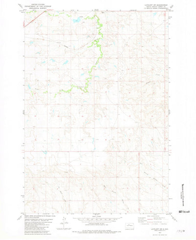 United States Geological Survey La Plant SW, SD (1981, 24000-Scale) digital map