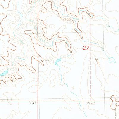 United States Geological Survey La Plant SW, SD (1981, 24000-Scale) digital map