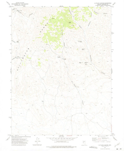 United States Geological Survey La Plata Canyon, NV (1972, 24000-Scale) digital map