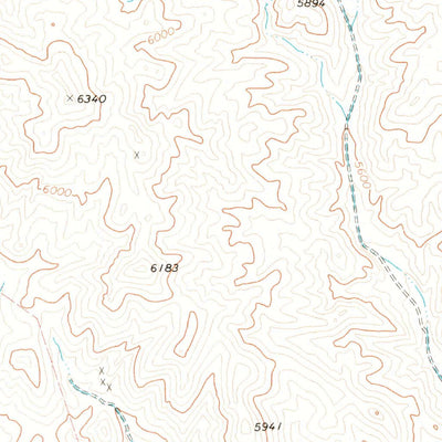 United States Geological Survey La Plata Canyon, NV (1972, 24000-Scale) digital map