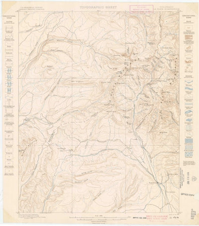 United States Geological Survey La Plata, CO (1899, 62500-Scale) digital map