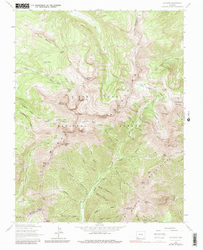 United States Geological Survey La Plata, CO (1963, 24000-Scale) digital map