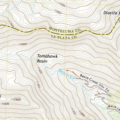 United States Geological Survey La Plata, CO (2022, 24000-Scale) digital map