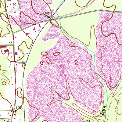 United States Geological Survey La Plata, MD (1956, 24000-Scale) digital map