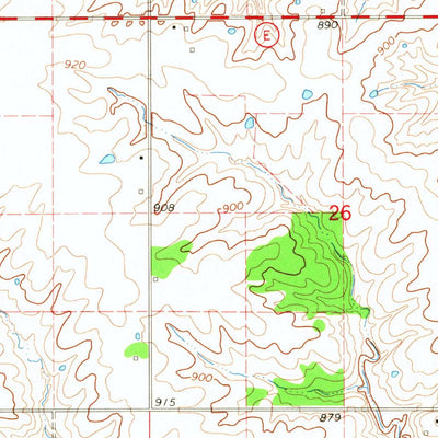 United States Geological Survey La Plata, MO (1966, 24000-Scale) digital map