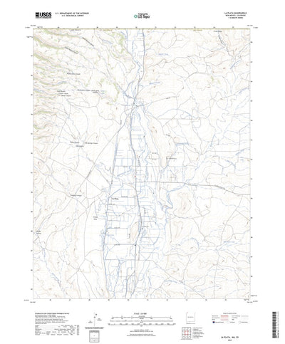 United States Geological Survey La Plata, NM (2023, 24000-Scale) digital map