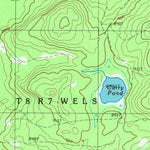 United States Geological Survey La Pomkeag Lake, ME (1985, 24000-Scale) digital map