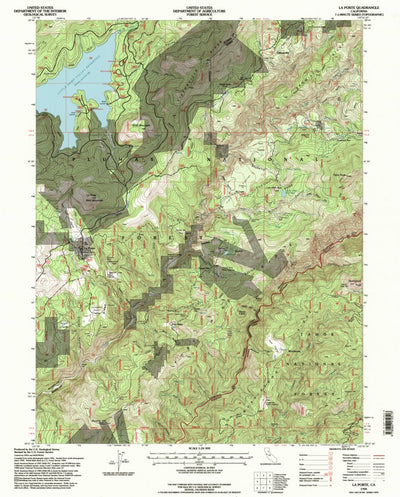 United States Geological Survey La Porte, CA (1994, 24000-Scale) digital map