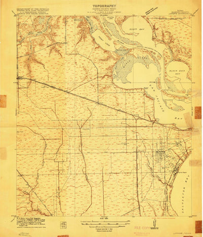 United States Geological Survey La Porte, TX (1916, 24000-Scale) digital map