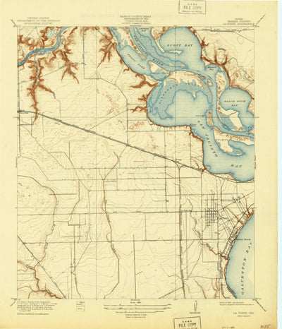 United States Geological Survey La Porte, TX (1920, 31680-Scale) digital map