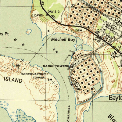 United States Geological Survey La Porte, TX (1944, 31680-Scale) digital map