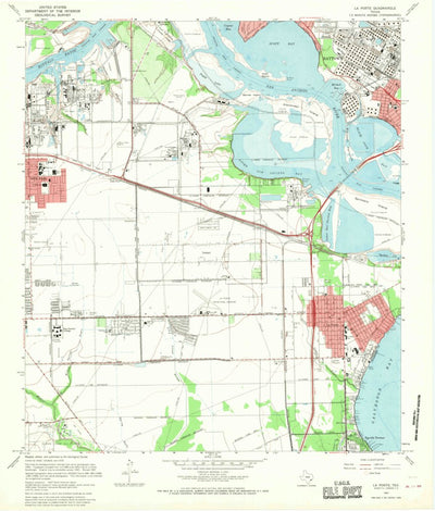 United States Geological Survey La Porte, TX (1967, 24000-Scale) digital map