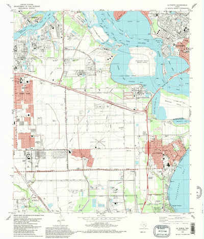 United States Geological Survey La Porte, TX (1982, 24000-Scale) digital map