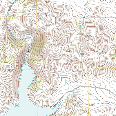 United States Geological Survey La Prele Reservoir, WY (2012, 24000-Scale) digital map