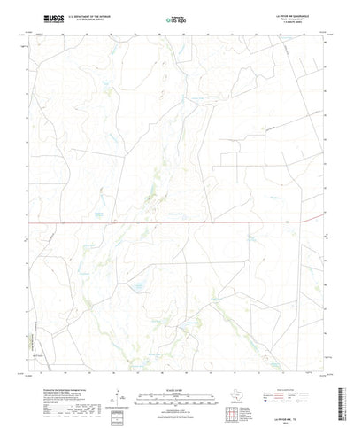 United States Geological Survey La Pryor NW, TX (2022, 24000-Scale) digital map