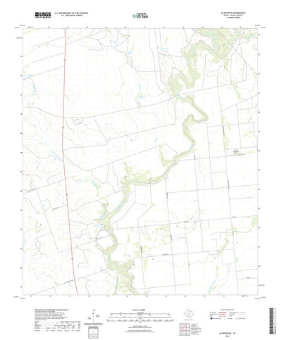 United States Geological Survey La Pryor SE, TX (2022, 24000-Scale) digital map