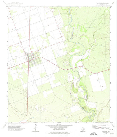 United States Geological Survey La Pryor, TX (1972, 24000-Scale) digital map